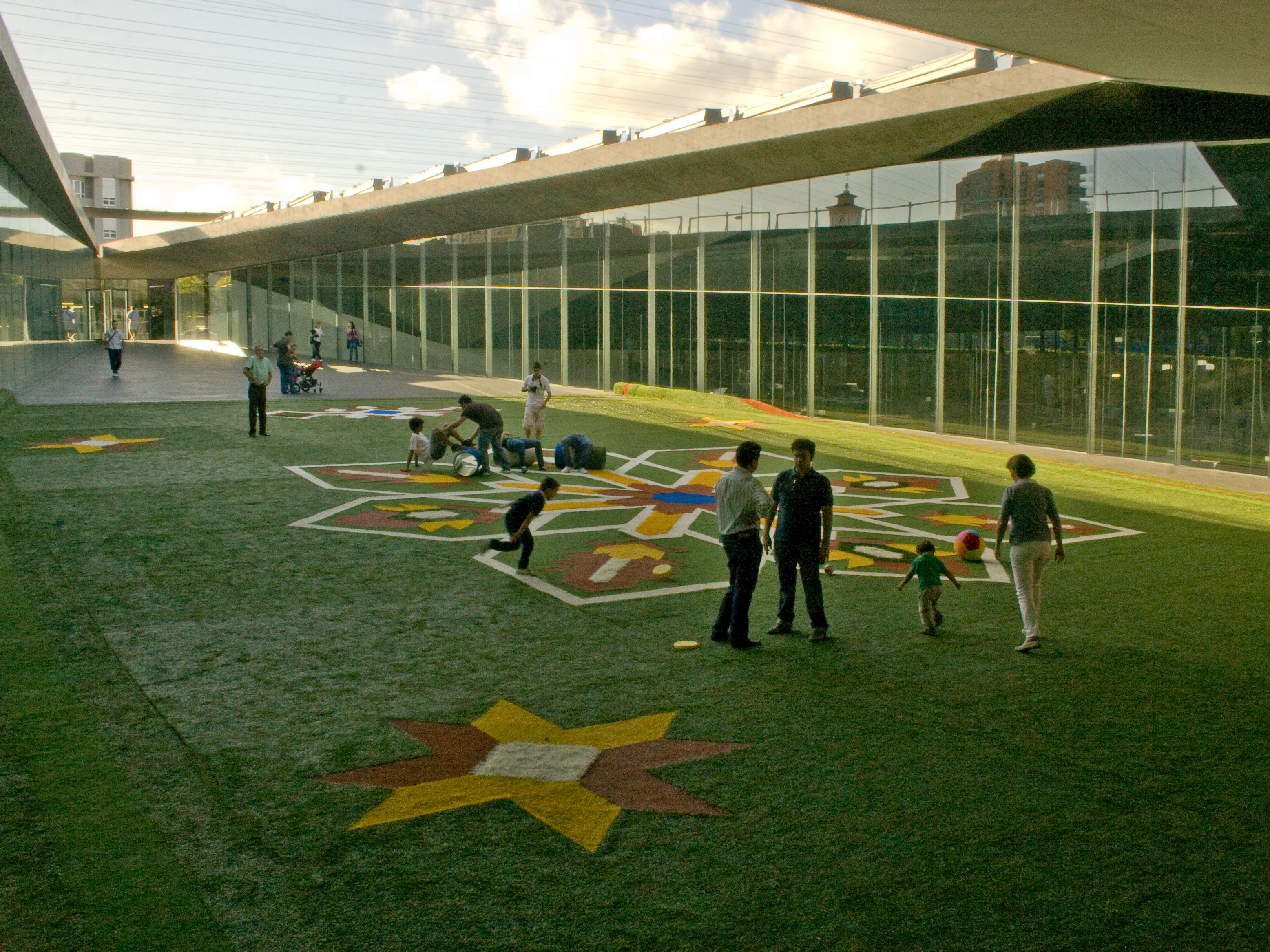 Tenerife flying grass carpet placemaking