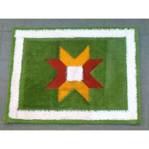 Tiny Flying Grass Carpet White stripe Border